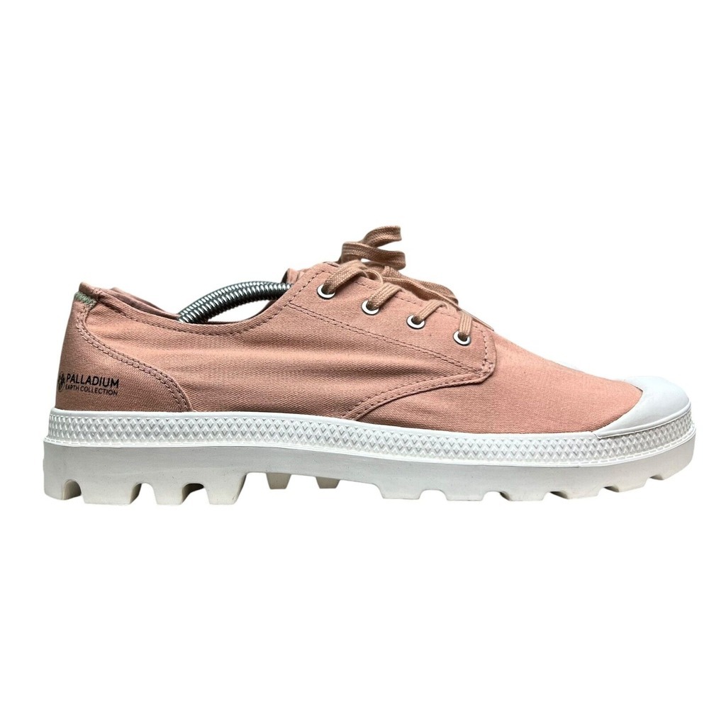 Palladium Earth Collection Mens Sneaker Bumper Toe Lug Soles Low Top Rose Sz 12